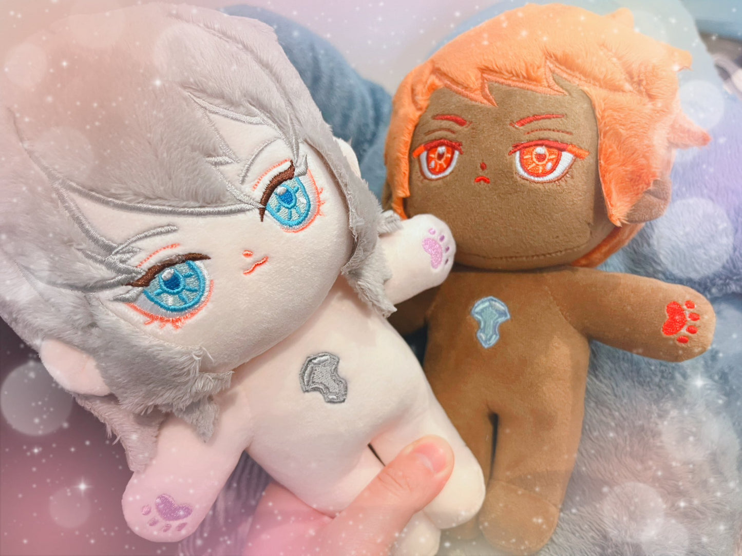 ffxiv themis and erichthonios plush + keychains