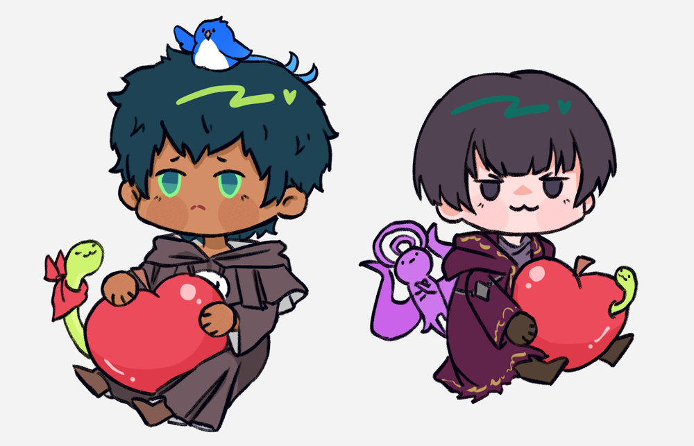 ff14 tiny forbidden fruit holo acrylic charms