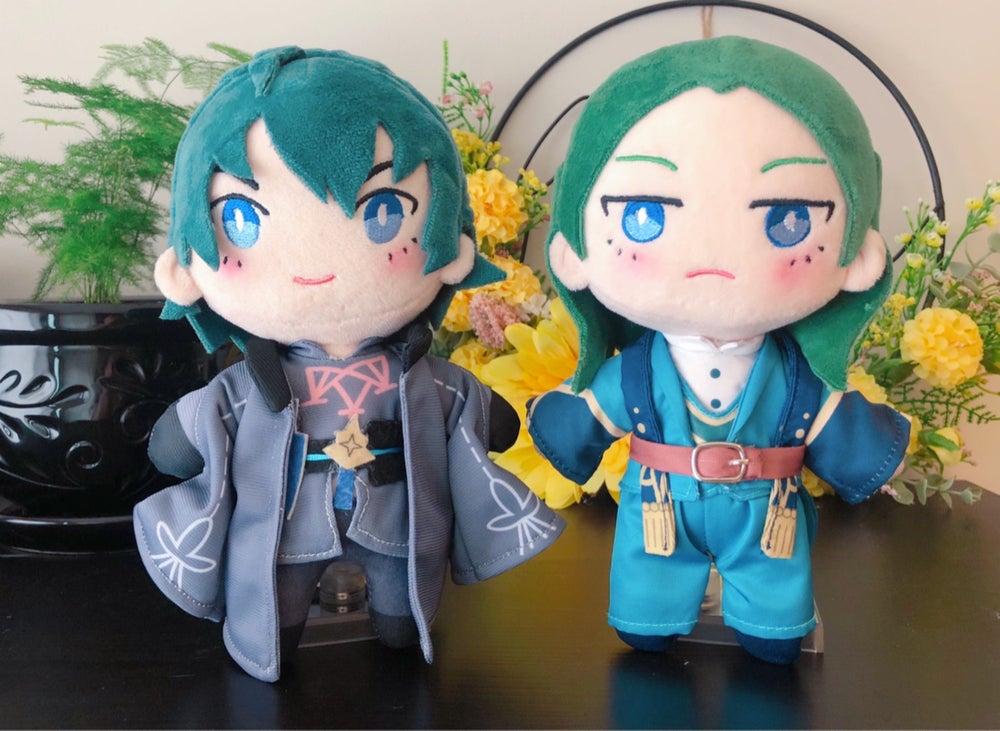 fe3h collectible plush doll -  linhardt and byleth