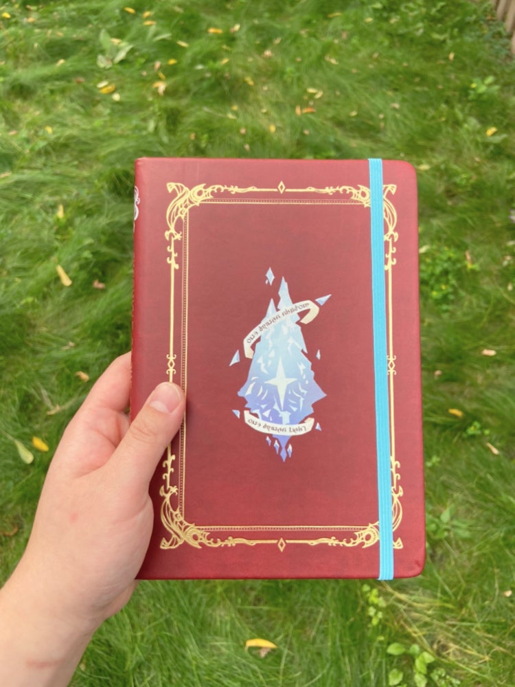 ff14 chronicle of the traveler Hardcover Gold Foil Notebook