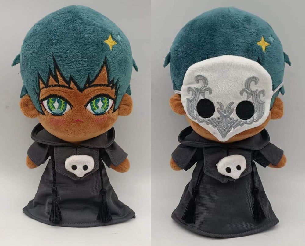 Final Fantasy XIV 14 FFXIV FF14 Hermes store + clothes 20cm cotton doll plush